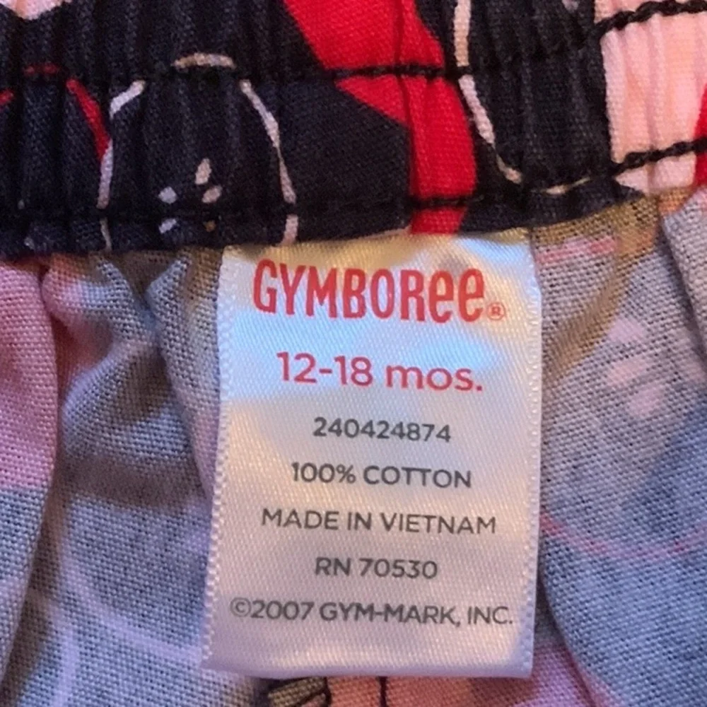 Gymboree Apple Of Her Eye T-Shirt, Shorts and Headband Lot 12-18 Months Cotton